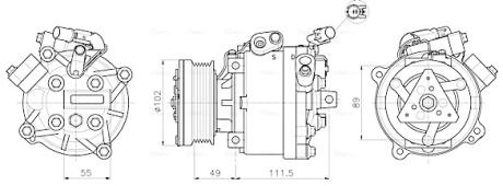 Автозапчастина AVA COOLING MTAK294