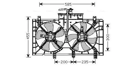 Вентилятор AVA COOLING MZ7537
