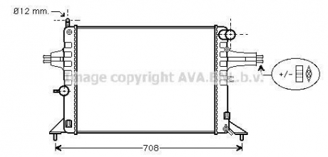 Радіатор (AVA) AVA COOLING OL2272