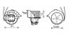 Вентилятор отопителя салона Opel Astra G (98-), Zafira A (99-) AC- AVA AVA COOLING OL8628 (фото 1)