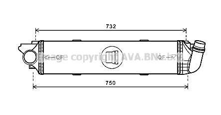 Интеркулер AVA COOLING RT4622 (фото 1)