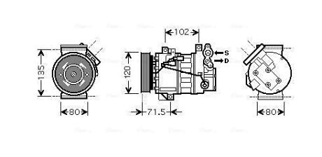 Автозапчастина AVA COOLING RTAK393