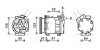 Компресор кондиціонера Renault Logan (05-), Sandero (08-) 1.4i, 1.6i AVA AVA COOLING RTAK619 (фото 1)
