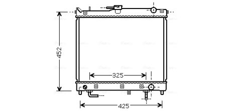 Радіатор, Система охолодження двигуна CLEVER FIT AVA COOLING SZ2109