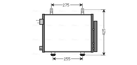 Радіатор кодиціонера CLEVER FIT AVA COOLING SZA5115D