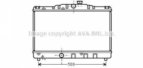 Радiатор охолодження (AVA) AVA COOLING TO2115