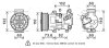 Компрессор кондиционера Toyota Avensis (09-) Rav 4 III (06-), 2.0i, 2.0D, 2.2D (AVA COOLING TOAK683 (фото 1)