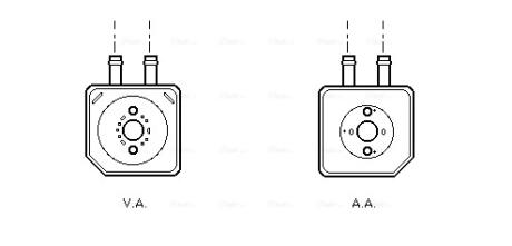 Охолоджувач оливи AVA COOLING VN3086