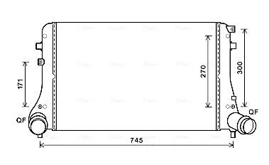 Интеркулер  AVA AVA COOLING VN4377