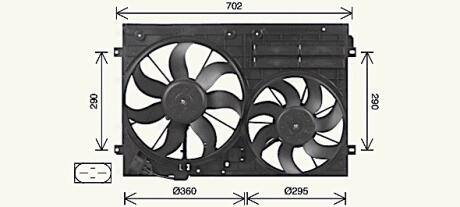 Вентилятор AVA COOLING VN7551