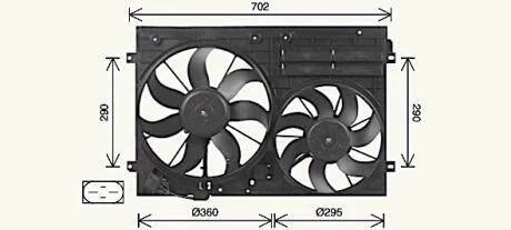 Вентилятор AVA COOLING VN7551