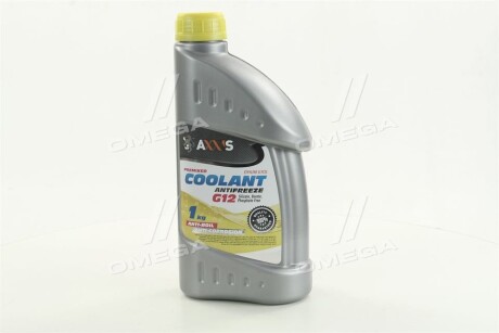 Антифриз YELLOW G12 Сoolant <> (жовтий) (Каністра 1кг) AXXIS AX-2007