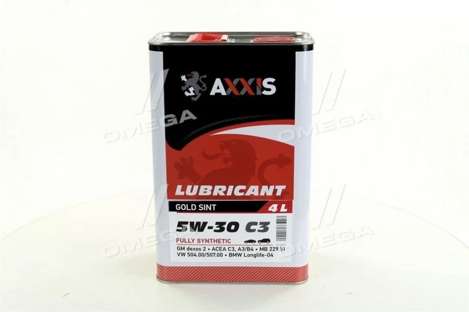 Олива моторн. AXXIS 5W-30 C3 504/507 (Каністра 4л) Олива моторн. AXXIS 5W-30 C3 504/507 (Каністра 4л)