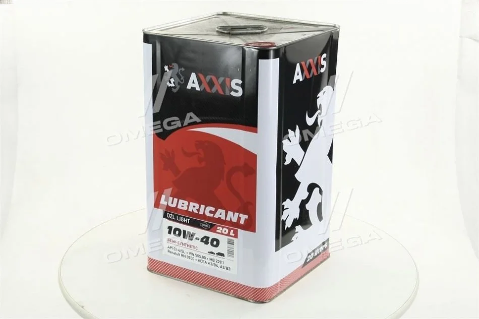 Олива моторна AXXIS 10W-40 DZL Light 20л Олива моторна AXXIS 10W-40 DZL Light 20л