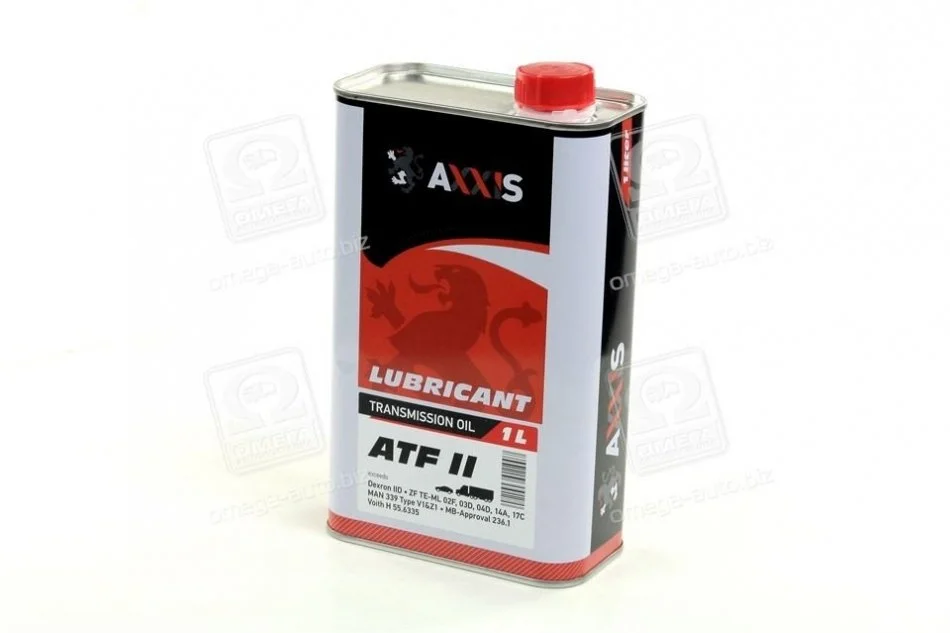 Масло трансміс.(червоне) AXXIS ATF 2 (Каністра 1л) Масло трансміс.(червоне) AXXIS ATF 2 (Каністра 1л)