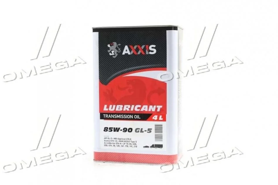 Олива трансміс. AXXIS 85w-90 (Каністра 4л) Олива трансміс. AXXIS 85w-90 (Каністра 4л)