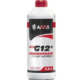 Антифриз <> RED концентрат G12+ (-80C) (Каністра 1,5л) AXXIS AX-2085