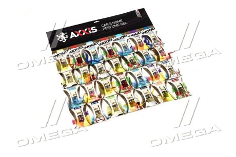 Ароматизатор "MIX Wood" на планшеті 28шт AXXIS AX-2112