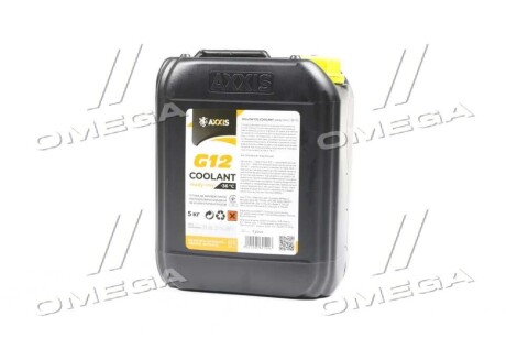 Антифриз YELLOW G12 Сoolant Ready-Mix -36°C <> (жовтий) (Каністра 5кг) AXXIS AX-P999-G11Ye RDM5
