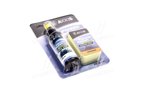 Очисник-поліроль пластику салону з губкою 120ml <> AXXIS VSB-088