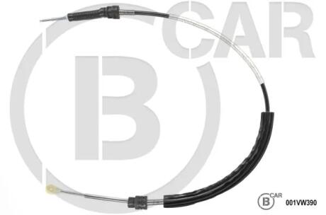 Трос привода коробки передач B CAR 001VW390