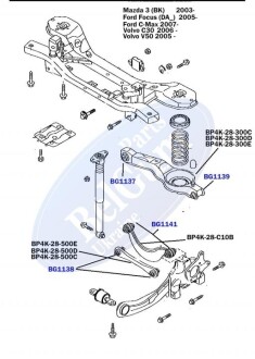 Сайлентблок поперечного важеля (кісточка) Belgum Parts BG1138