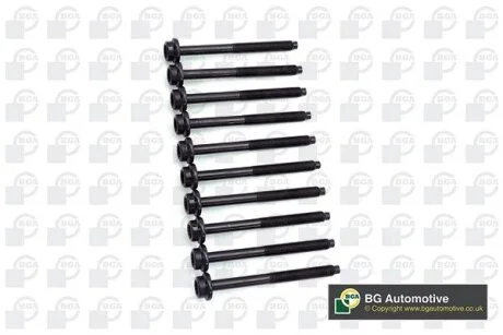 Комплект болтів з головкою системи TORX з чорного металу BGA BK2394