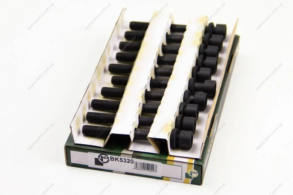 Комплект болтів з головкою системи TORX з чорного металу BGA BK5320 (фото 1)