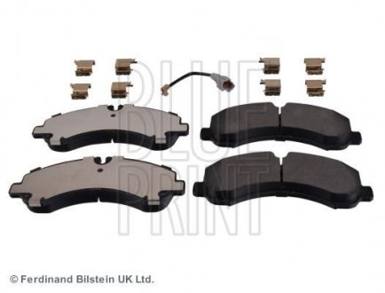 Комплект гальмівних колодок з 4 шт. дисків BLUE PRINT ADB114212 (фото 1)