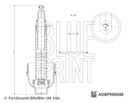 Кришка фільтра BLUE PRINT ADBP990048