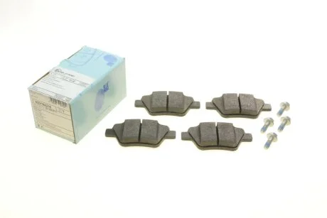 Комплект гальмівних колодок з 4 шт. дисків BLUE PRINT ADV184218