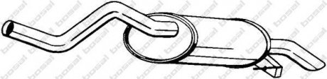 Глушитель задняя часть RENAULT CLIO II 00-05 BOSAL 200-069 (фото 1)