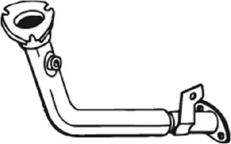 Труба приймальна Peugeot 206 98-12  BOSAL 740357