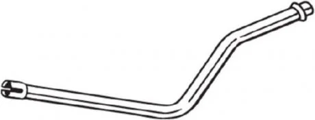 Труба вихлопна CITROEN C1 (05-14), PEUGEOT 107 (05-14), TOYOTA Aygo (05-14) (800-527) BOSAL 800527