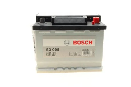 Акумулятор 56Ah-12v (S3005) (242x175x190),R,EN480 !КАТ. -15% BOSCH 0092S30050