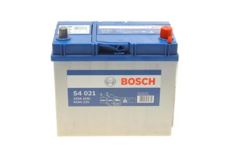 Акумулятор автомобільний S4 Silver 45Ah 330A R+ BOSCH 0092S40210