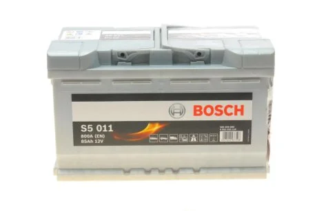 Акумулятор 85Ah-12v (S5011) (315x175x190),R,EN800 BOSCH 0092S50110