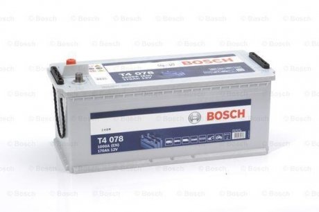 Акумулятор 12В/170Аг/1000А/44,2кг BOSCH 0 092 T40 780