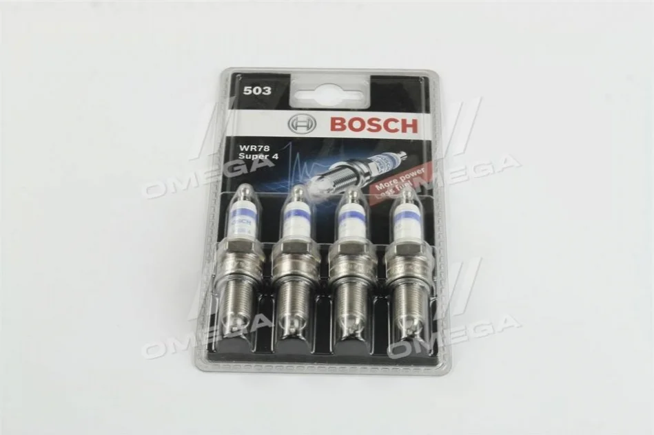 Свічка запалювання WR78 SUPER4 (LADA 2105, 2106, 2107) (4 шт. бліст.) (вир-во) BOSCH 0242232803 (фото 1)