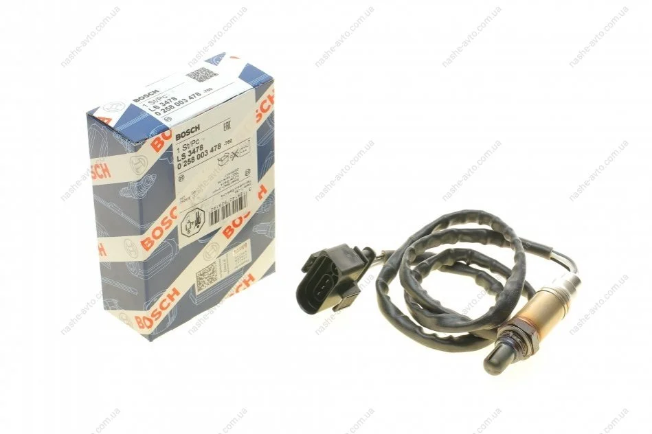 Лямбда-зонд AUDI A6, VW PASSAT (вир-во Bosch) BOSCH 0 258 003 478 (фото 1)