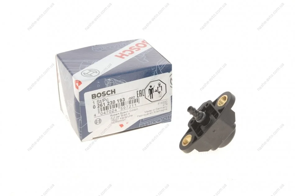 Датчик тиску (вир-во Bosch) BOSCH 0 261 230 193 (фото 1)