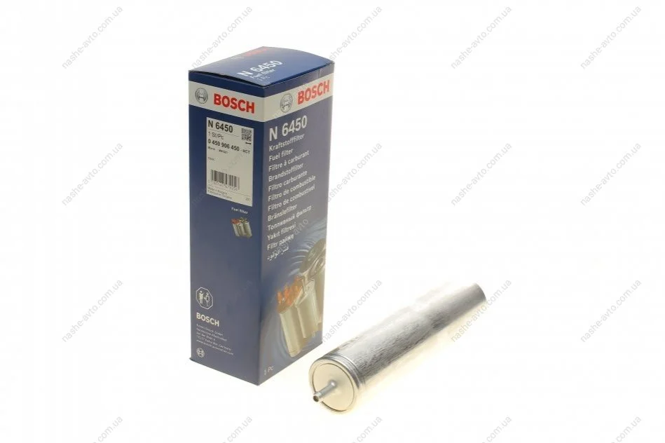 Фільтр паливний BMW 3 (E46) 2.0-3.0 01-06 (вир-во) BOSCH 0450906450 (фото 1)
