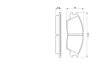 Колодки гальмівні передні дискові BOSCH 0986424135 (фото 1)