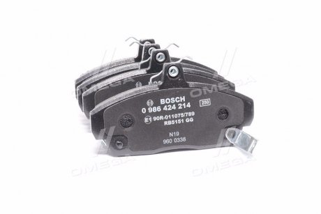 Торм колодки дискові BOSCH 0 986 424 214