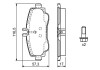 Торм колодки дискові BOSCH 0 986 424 470 (фото 2)