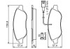 Комплект гальмівних колодок - дискові BOSCH 0986424595 (фото 13)