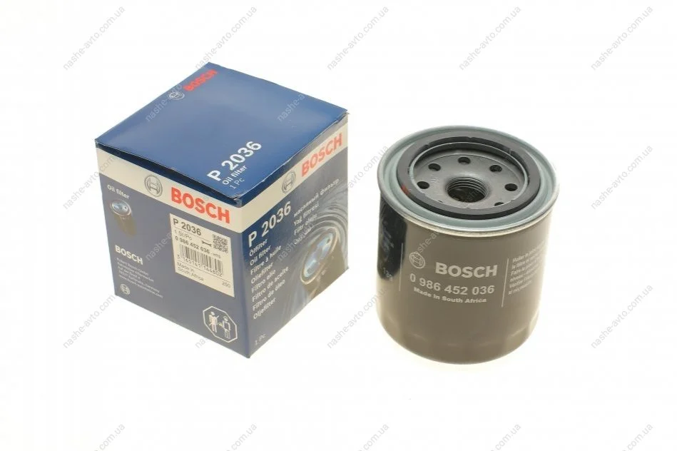 Фільтр масляний Honda, Isuzu, Mazda, Mitsubishi, Opel BOSCH 0986452036 (фото 1)