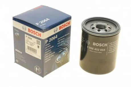 Фільтр масляний MAZDA 626 2.0D 87-97, MITSUBISHI GALANT 2.0TD 96-04 (вир-во) BOSCH 0986452064