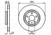 ДИСК ГАЛЬМIВНИЙ ПЕРЕДНIЙ BOSCH 0 986 478 521 (фото 6)