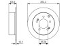ДИСК ГАЛЬМIВНИЙ ЗАДНIЙ BOSCH 0986479061 (фото 4)